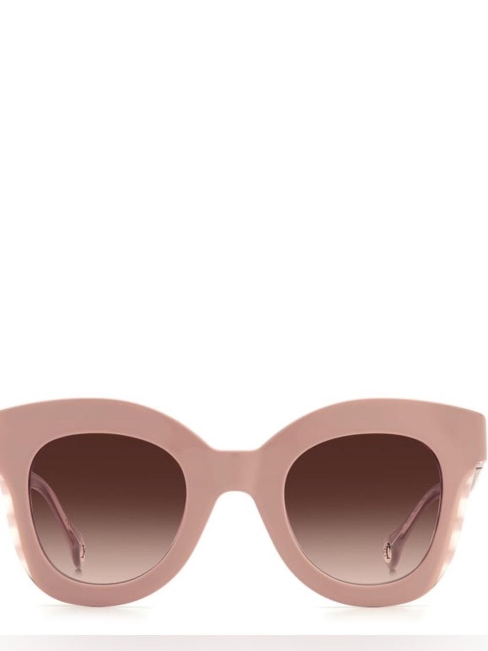 Carolina Herrera Nude Cat Eye Sunglasses